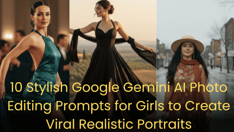 10 Stylish Google Gemini AI Photo Editing Prompts for Girls to Create ...